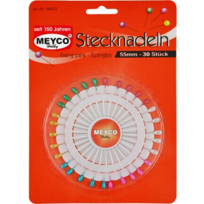 Velké špendlíky sada 30 ks barevných 55mm – Hledejceny.cz