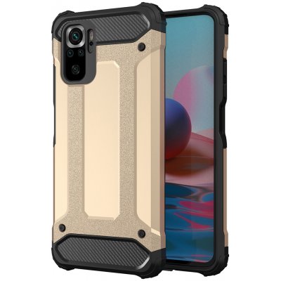 Pouzdro IZMAEL Hybrid Armor Xiaomi Redmi Note 10 Xiaomi Redmi Note 10 Pro zlaté – Zbozi.Blesk.cz