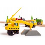 Bigjigs Stavební stroje 5 ks – Zboží Dáma