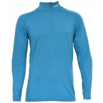 Husky Merino 100 Long Sleeve Zip M modrá pánské triko dlouhý rukáv Merino vlna