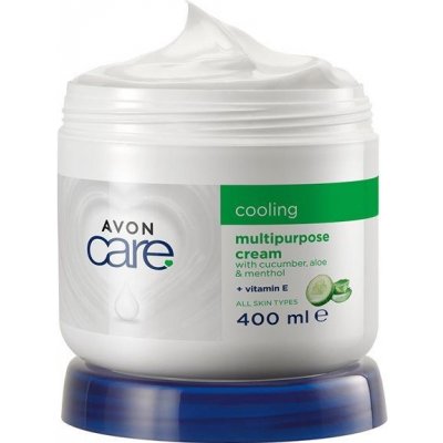 Avon Care Hydratační krém na obličej, ruce a tělo s aloe a okurkou 400 ml