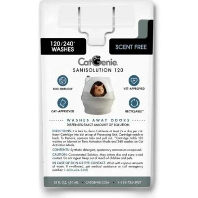 CatGenie Sanisolution cartridge bez vůně – Zbozi.Blesk.cz