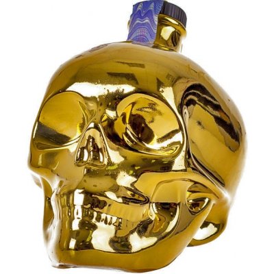 Vodka Zlatogor Skull Gold lebka zlatá 40% 0,5 l (holá láhev) – Hledejceny.cz