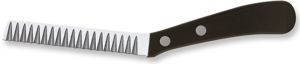 Stubai nůž na krájení specielně kovaný vroubkovaný zalomený 10 cm