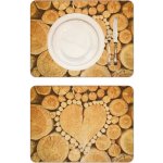 PokojovaDekorace.cz Korkové prostírání s potiskem 504 dřevo 38x28cm – Zboží Mobilmania