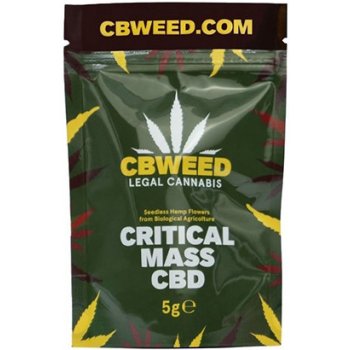 CBWEED CBD konopí Critical Mass CBD 0,3 % THC 5 g