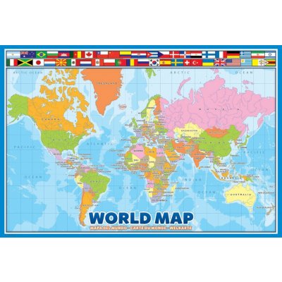 EuroGraphics Carte du monde 100 dílků