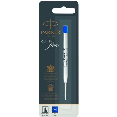 Parker 1502/0250371 QuinkFlow náplň do kuličkové tužky M modrá – Zboží Dáma