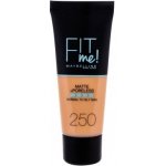 Maybelline Fit Me Make-up Matte + Poreless make-up 250 sun beige 30 ml – Zboží Mobilmania