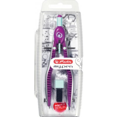 Herlitz My.pen Kružítko fialovo-mintové – Sleviste.cz