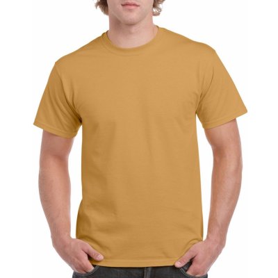 Gildan tričko HEAVY COTTON stará zlatá – Zboží Mobilmania