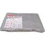 Toptrade krycí plachta s kovovými oky 3 x 5 m 100 g/m² stříbrná – Sleviste.cz