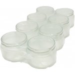 Zavařovací sklenice POMA čirá PACK v balení 8 ks Zavarovacisklo.cz 96ks x 265 ml – Zboží Dáma