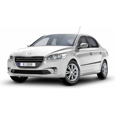 RIDER, Ochranné boční lišty na dveře, Peugeot 301, 2012- , – Zboží Mobilmania