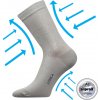 Kompresivní zdravotní punčochy Lonka kompresní ponožky Kooper 1 pár sv.šedá