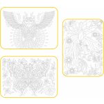 Radost v písku ZENTANGLE A3 sada Barevné pískování obrázků – Zboží Dáma