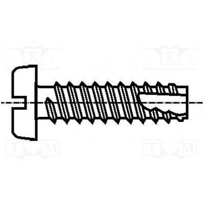 BOSSARD 1398962 Vrut; 2,9x22; Hlava: válcová; plochá; 0,8mm; kalená ocel; zinek – Hledejceny.cz