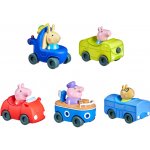 Hasbro Prasátko Peppa Pig autíčko mini vozítko s figurkou 5 druhů – Zboží Dáma