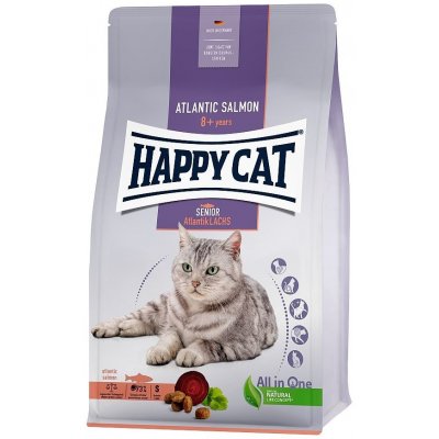 Happy Cat NEW Senior Atlantik Lachs Losos 4 kg