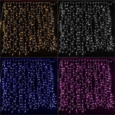 DZL Vnitřní vánoční LED závěs 105diod RGB – Zbozi.Blesk.cz