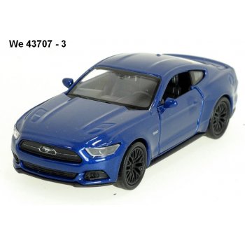 Welly Ford 2015 Mustang GT modrý 1:34-39