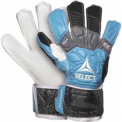 Select GK gloves 22 Flexi Grip Flat cut modro černá – Zbozi.Blesk.cz