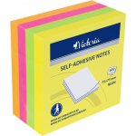 Samolepicí bloček, neon, 75x75 mm, 400 listů, VICTORIA – Sleviste.cz