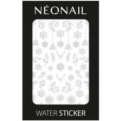 NeoNail vánoční vodolepka na nehty vločky NN17 – Zboží Mobilmania