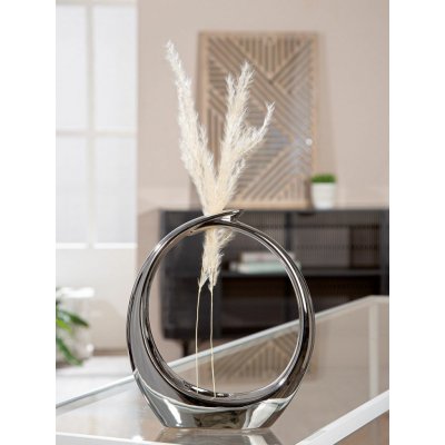 Gilde Stříbrná keramická váza Round, 20cm, 20 cm – Hledejceny.cz