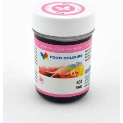Food Colours Gelová barva Růžová 35 g – Zboží Dáma