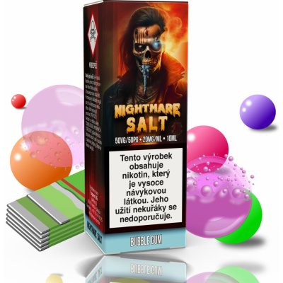 Nightmare Salt - Bubble Gum 10 ml 20 mg – Zboží Mobilmania