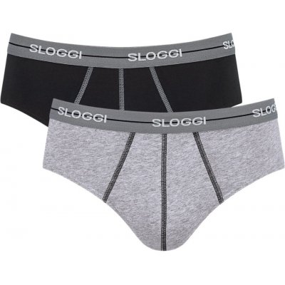 Sloggi Men slipy START MIDI C2P BOX M013 Grey – Hledejceny.cz