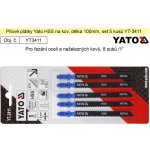 Yato pilový list do přímočaré pily na kov 100mm typ T 8TPI 5 ks YT-3411 – Zboží Dáma