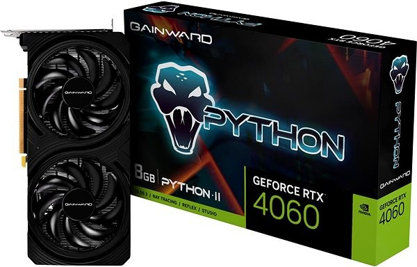 Gainward GeForce RTX 4060 Python II 8GB GDDR6 NE64060019P1-1070V