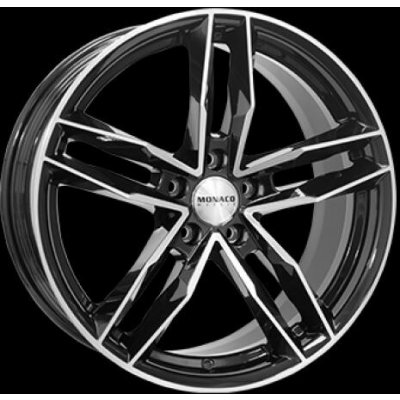 MONACO WHEELS RR8M 7,5x17 5x100 ET35 gloss black polished – Hledejceny.cz