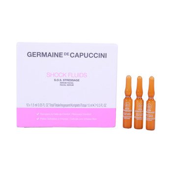 Germaine De Capuccini Options Shock Fluids S.O.S. Stressage zklidňující fluid pro reaktivní a citlivou pleť 10 x 1,5 ml