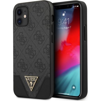 Pouzdro Guess 4G Triangle iPhone 12 Pro Max šedé – Hledejceny.cz