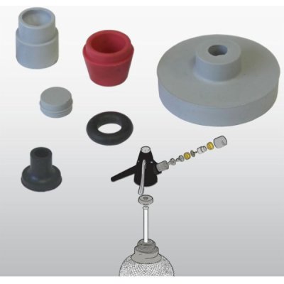 M.A.T. těsnění na sifon. lahve KOVOČAS J/651 (6ks) – Zboží Mobilmania