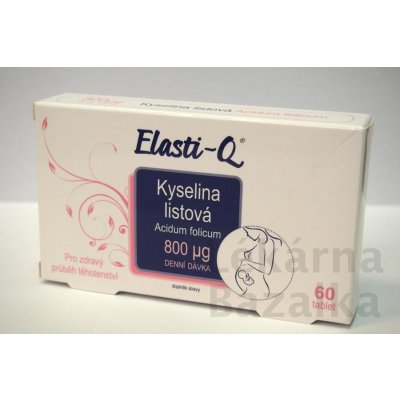 Elasti-Q Kyselina listová 800 60 tablet – Hledejceny.cz