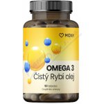 MOVit Omega 3 Čistý Rybí Olej, 90 tobolek – Hledejceny.cz