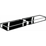 Přesná klínová ocel, 1 metr DIN 6880 Ocel C45K Bez PU 3X3MM – Hledejceny.cz