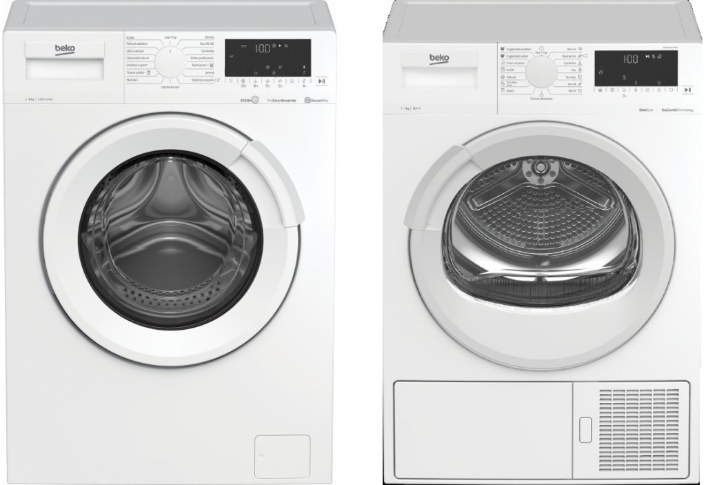 Set Beko EWUE86261CSH1W + EDS74251CSH1W