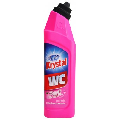 Krystal WC Čistič kyselý, nerez a keramika, 750 ml – Zboží Mobilmania