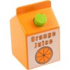 Příslušenství k dětským kuchyňkám Bigjigs Toys dřevěný pomerančový juice 1 ks