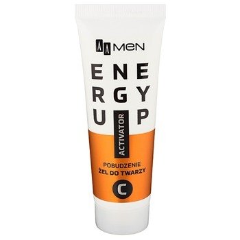 AA Cosmetics Men Energy Up energizující gel na obličej Vitamin C Caffeine 50 ml