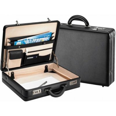 D&N kožený ataše kufřík 2632 01 lederwaren černý – Hledejceny.cz