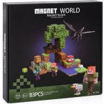 iMex Toys Magnetická stavebnice 83 ks ve stylu minecraft – Hledejceny.cz
