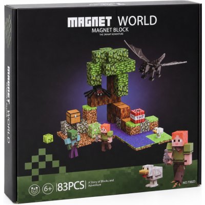 iMex Toys Magnetická stavebnice 83 ks ve stylu minecraft – Hledejceny.cz
