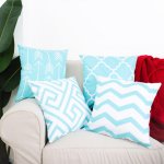 XPOSE­­ Set povlaků na polštář ROMEO tyrkysový 40x40 set 4ks – Zbozi.Blesk.cz