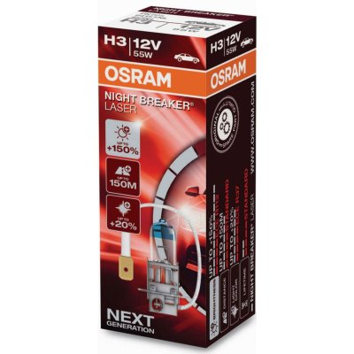 Osram Night Breaker Laser H3 PK22s 12V 55W 64151NL | Zboží Auto